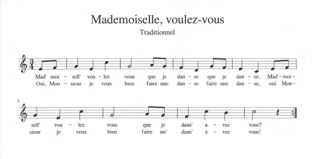 Mademoiselle voulez-vous