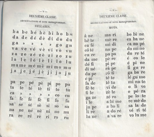 méthode Peigné 1851 2è classe