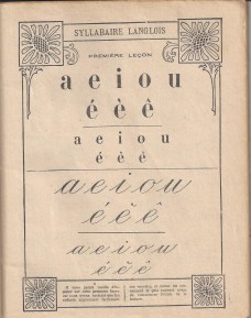 syllabaire langlois 1 leçon 1