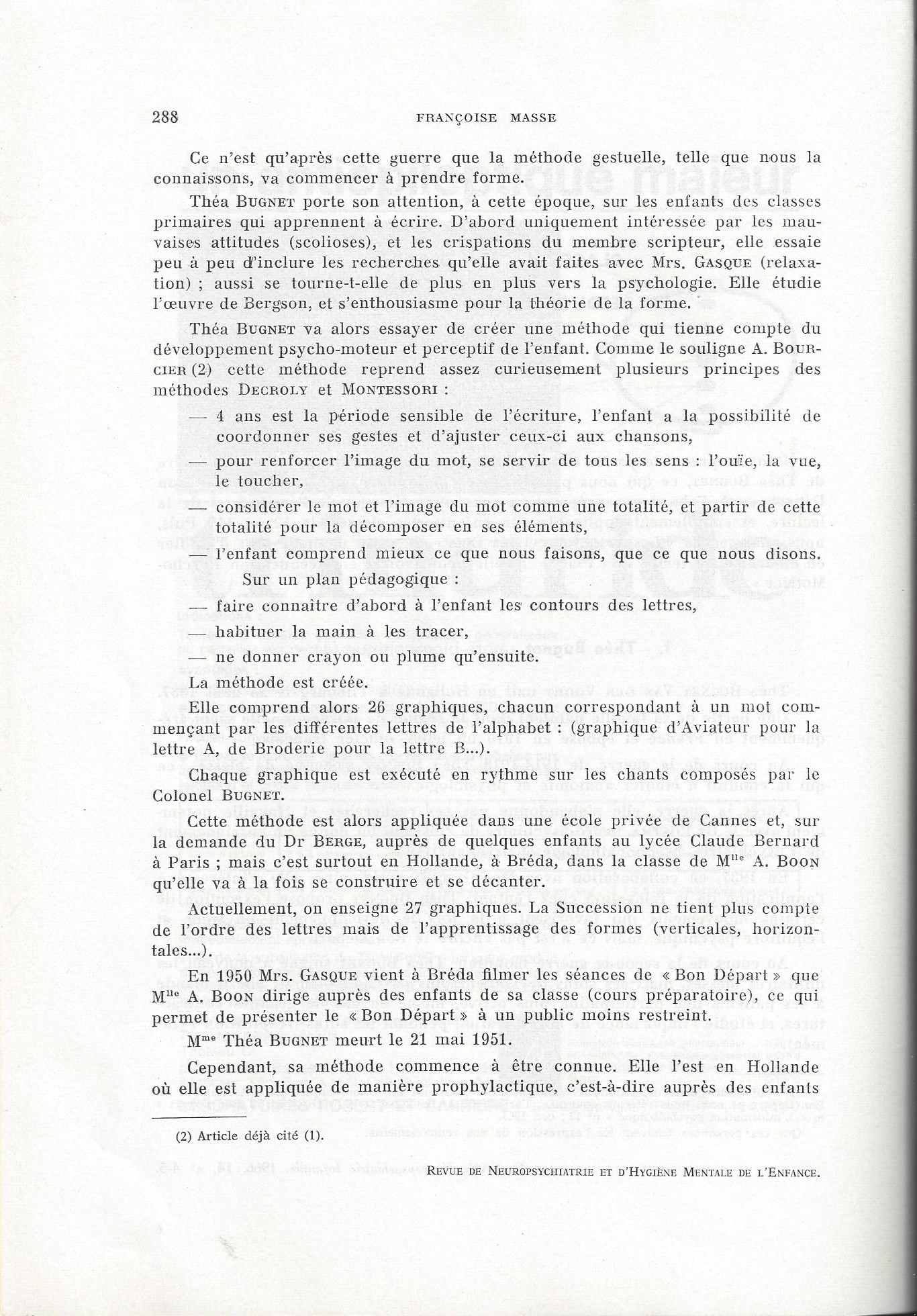 bon départ Francoise Masse 2