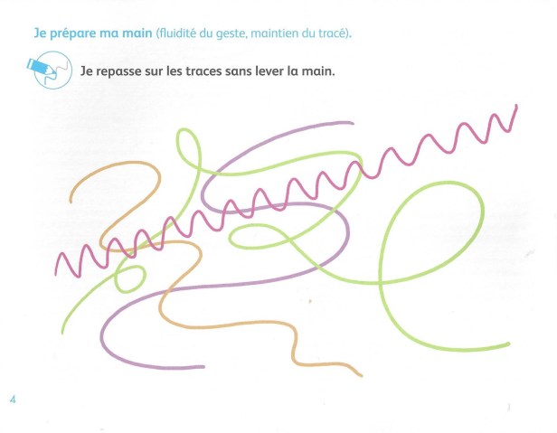 cahier d'écriture Montessori